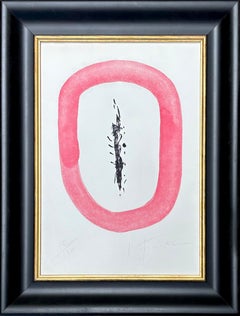 Lucio Fontana (1899-1968) – Untitled – hand-signed color photo-lithograph - 1963