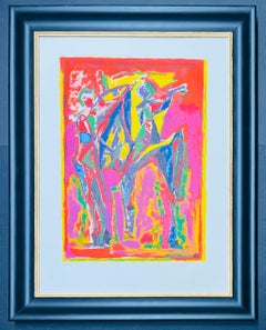 Marino Marini (1901-1980)-IMMAGINAZIONE DI COLORE (1979)-Lithographie en couleurs