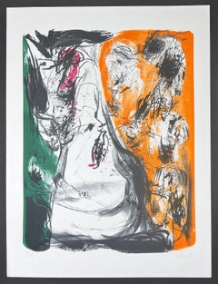 Asger Jorn (1914-1973) - Rückkehr - lithographie en couleur signée à la main - 1968