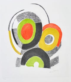 Sonia Delaunay (1885-1979) - hand-signed etching on Arches paper - 1970
