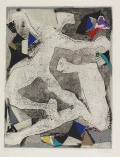 Marino Marini (1901-1980) - Furia di danza - 1975 - acquaforte e acquatinta a colori