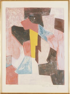 Serge Poliakoff (1900-1969) - Composition rouge, carmin et jaune