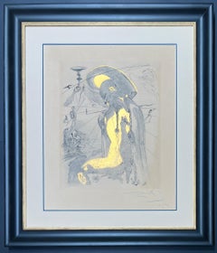 Salvador Dalì (1904-1989) -Athen-Heliogravüre und Kaltnadelradierung- 1965