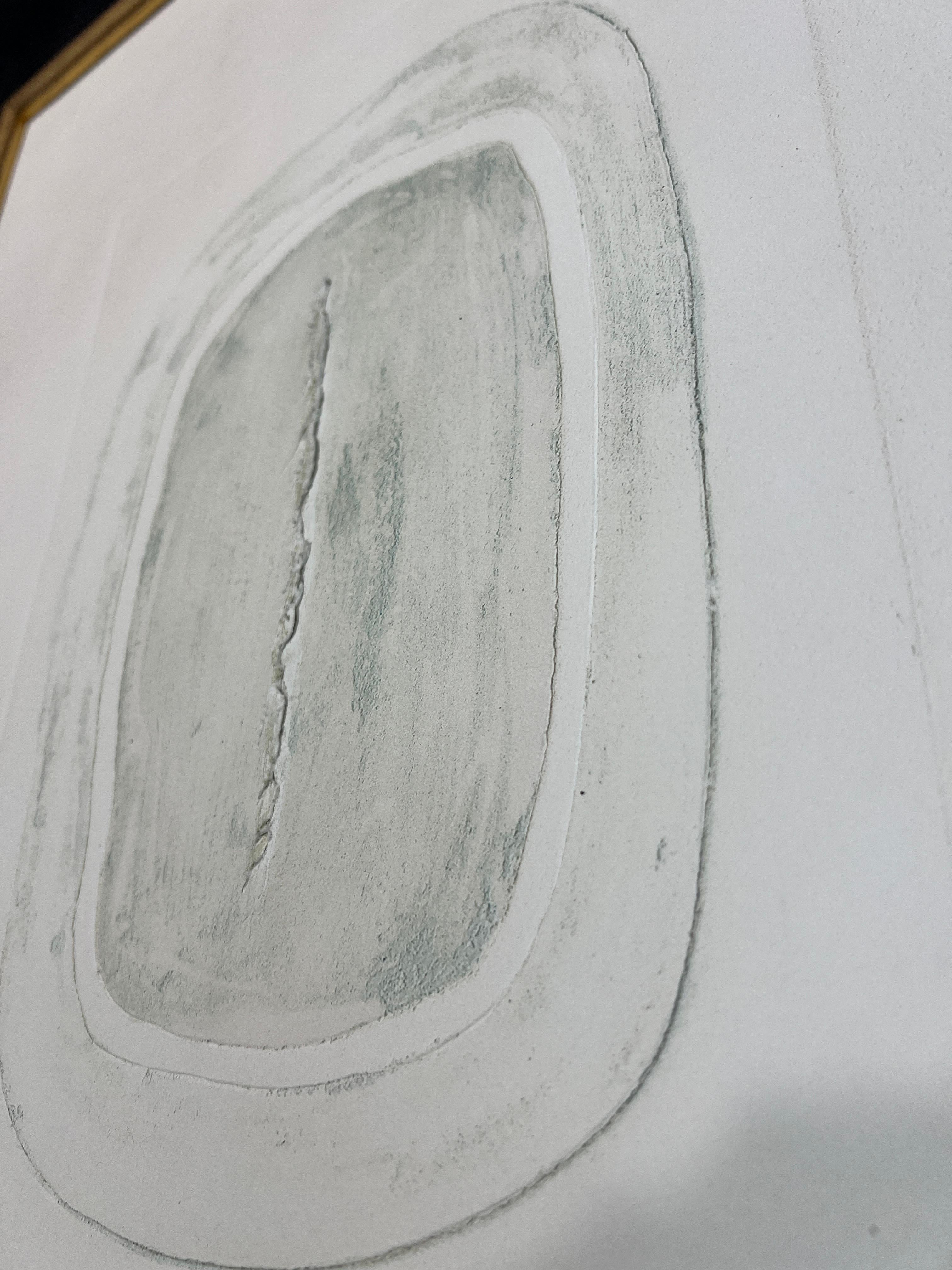 Lucio Fontana – Radierung und Aquatinta mit handgeschnittenem zentralem Schlitzeinschnitt – 1968 im Angebot 5