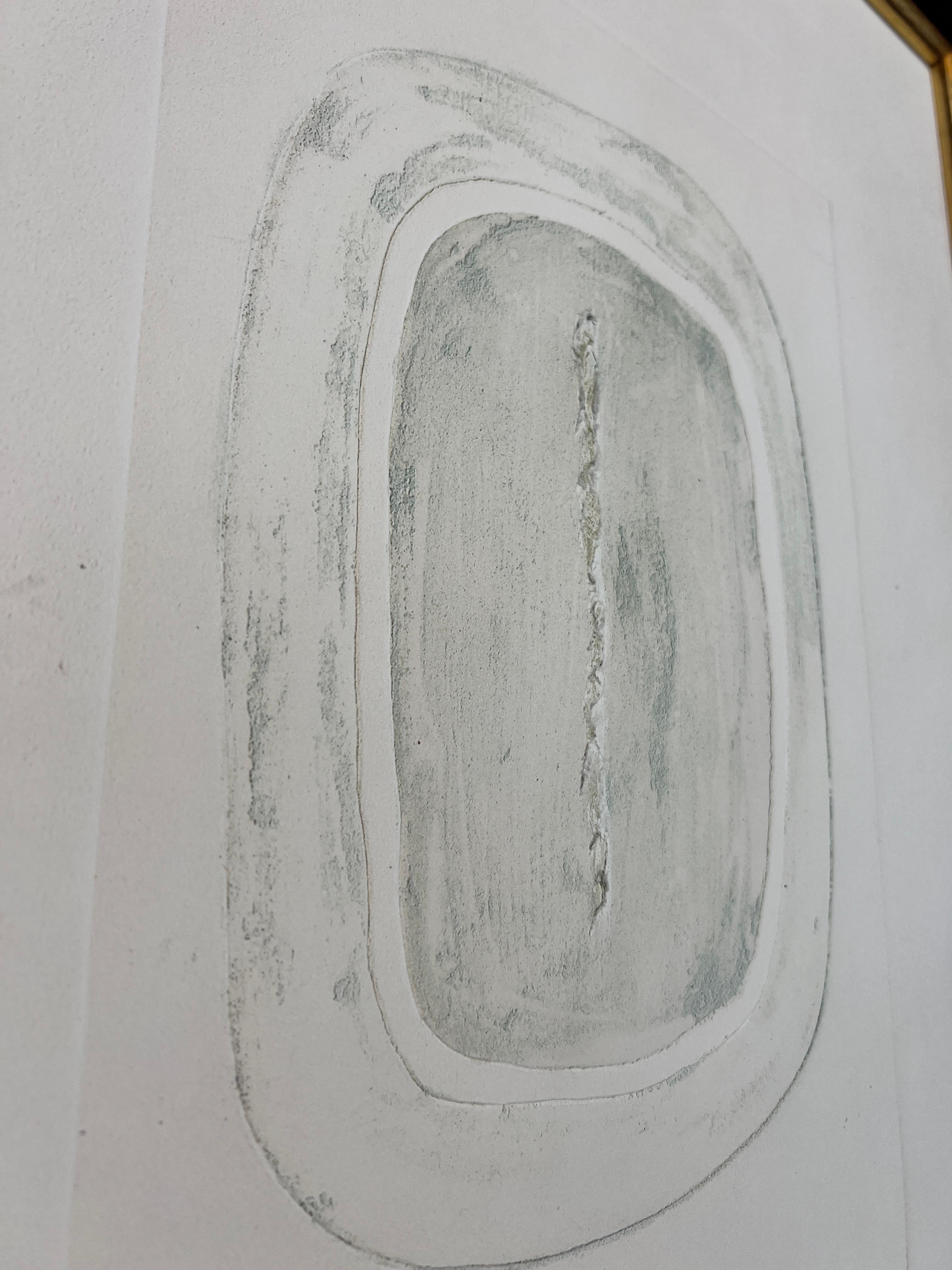 Lucio Fontana – Radierung und Aquatinta mit handgeschnittenem zentralem Schlitzeinschnitt – 1968 im Angebot 6