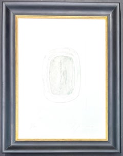 Lucio Fontana - Acquaforte e acquatinta con incisione centrale tagliata a mano - 1968