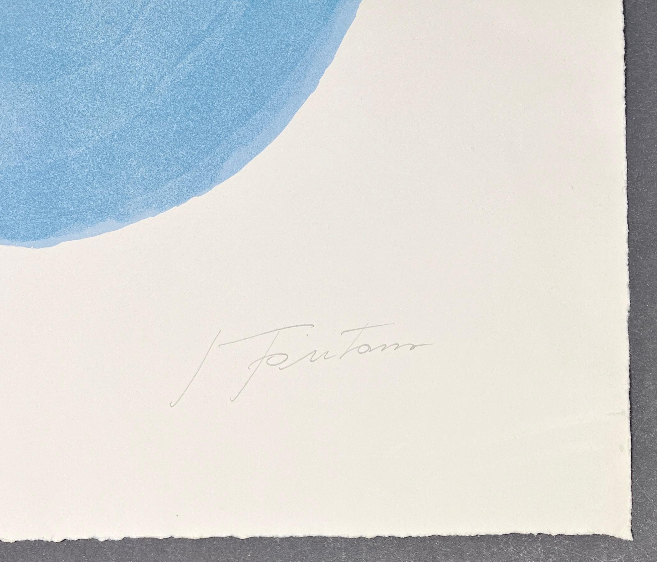 Lucio Fontana ( 1899 - 1968 ) - Nudo Azzurro - Etching and Aquatint with reliefs 2