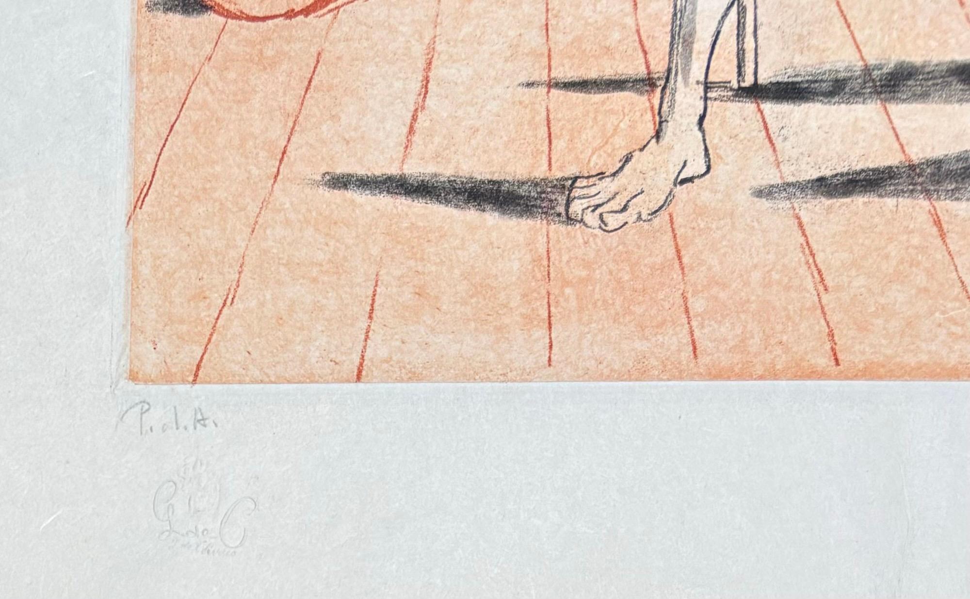 etching on fine Japanese paper (unique proof of print and color, as editor declaration)
edited in 1973

Without a doubt one of the most beautiful and representative subjects of De Chirico, symbol of metaphysical painting

Artist's signature and