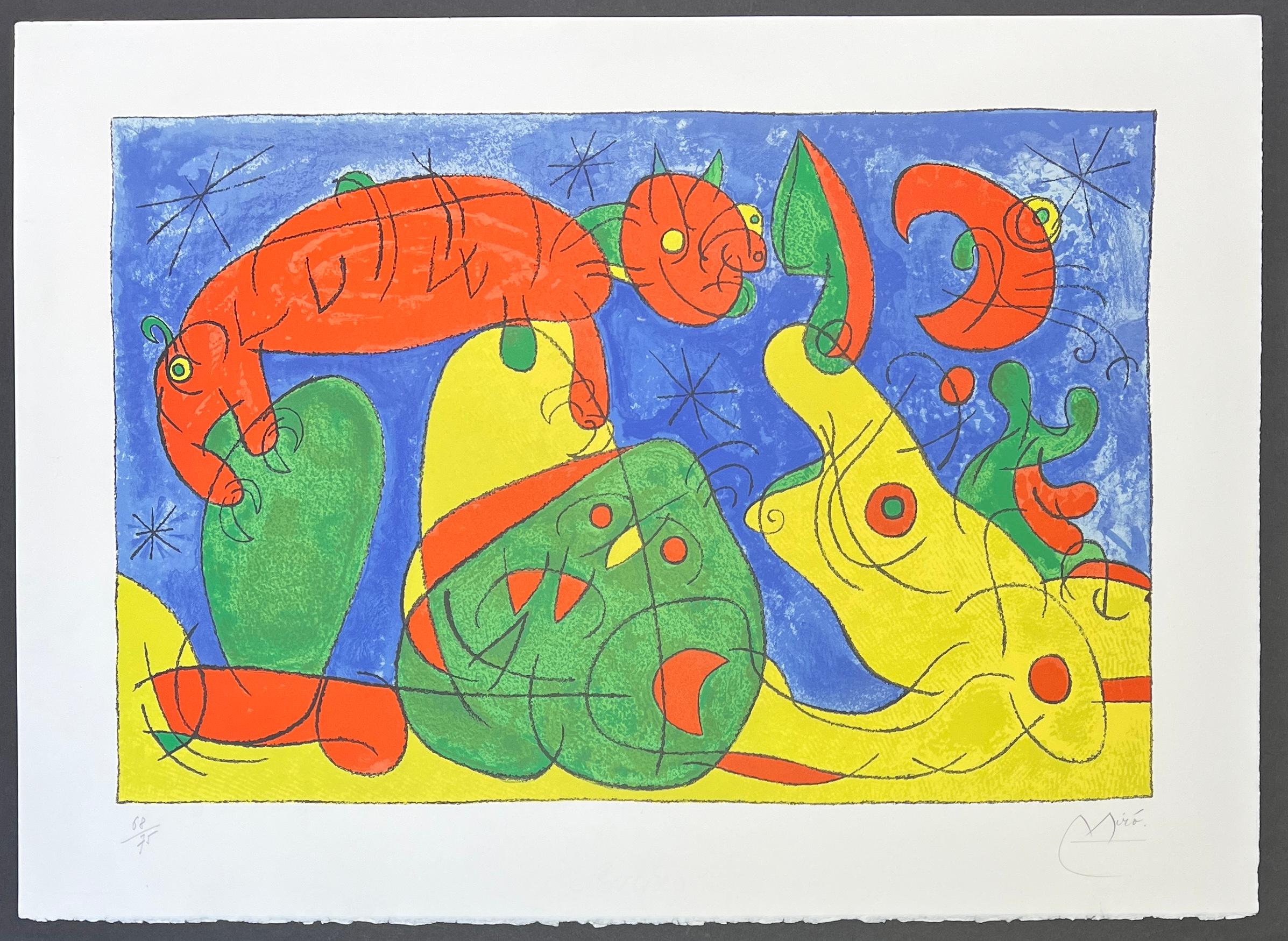 Joan Mirò (1893-1983) - Ubu rey (Ubu Roi) - 1966 – Art von Joan Miró