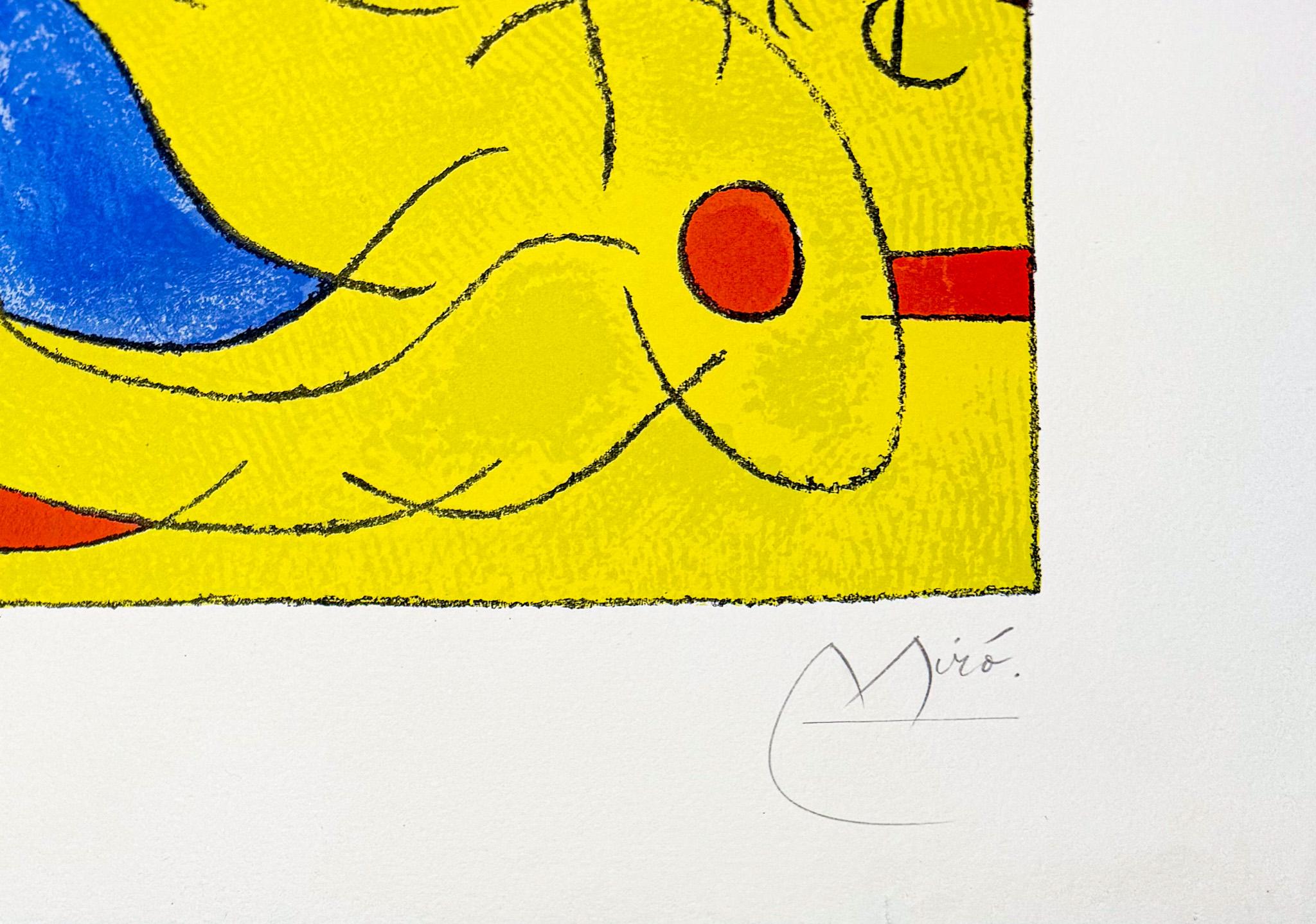 Lithographie couleur sur papier Arches
Publié en 1966
Éditeur : Maeght, Paris
Edition limitée
Signature et numérotation au crayon par l'artiste. 
Exemplaire numéroté : 68/75
Taille du papier : 54,5 x 75 cm
Très bon état. 

Une copie de la