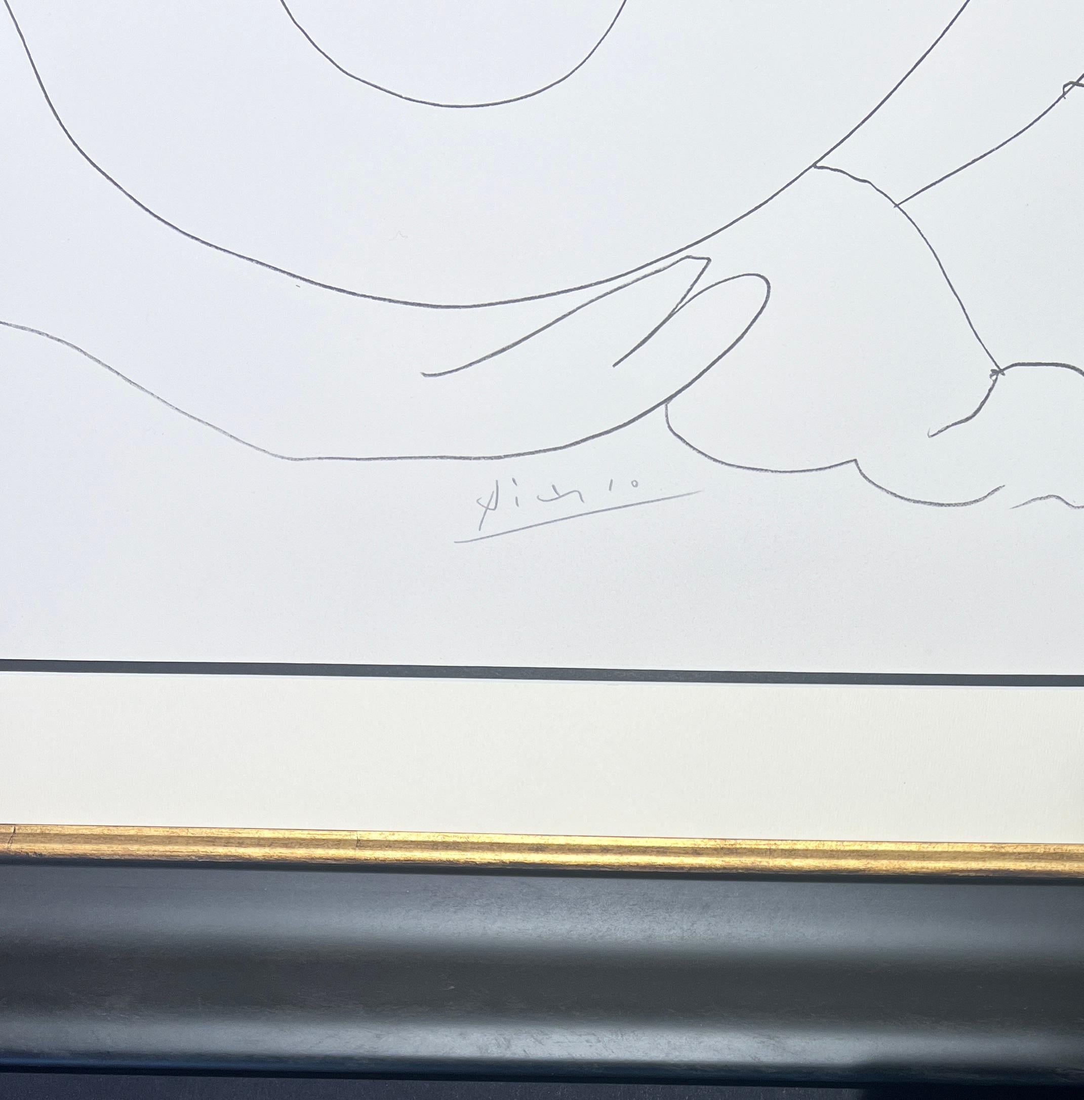 Pablo Picasso ( 1881 - 1973 ) - Lithographie en couleurs sur papier Arches - 1968 en vente 11