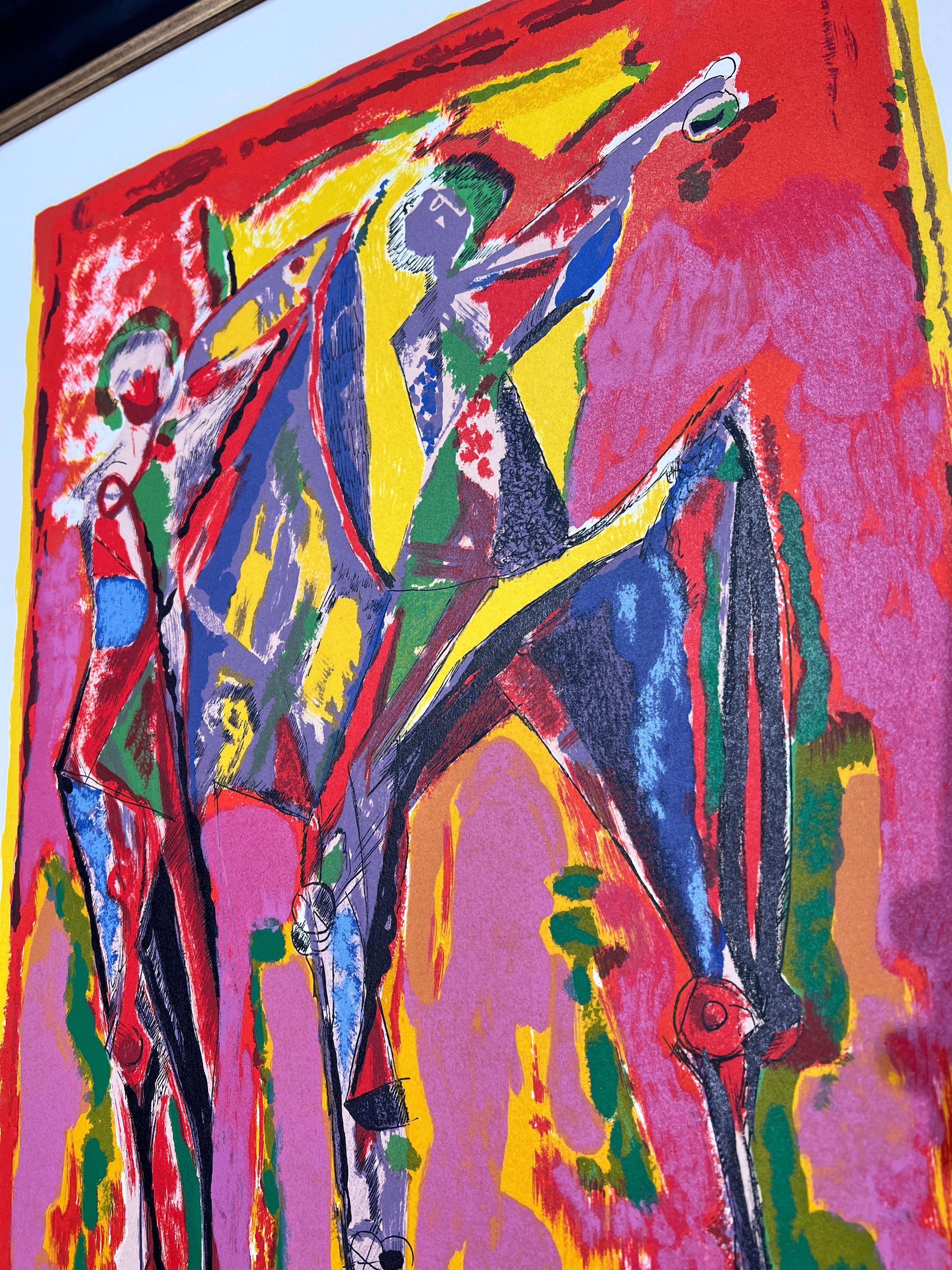 Marino Marini (1901-1980)-IMMAGINAZIONE DI COLORE (1979)-Litografia a colori in vendita 5