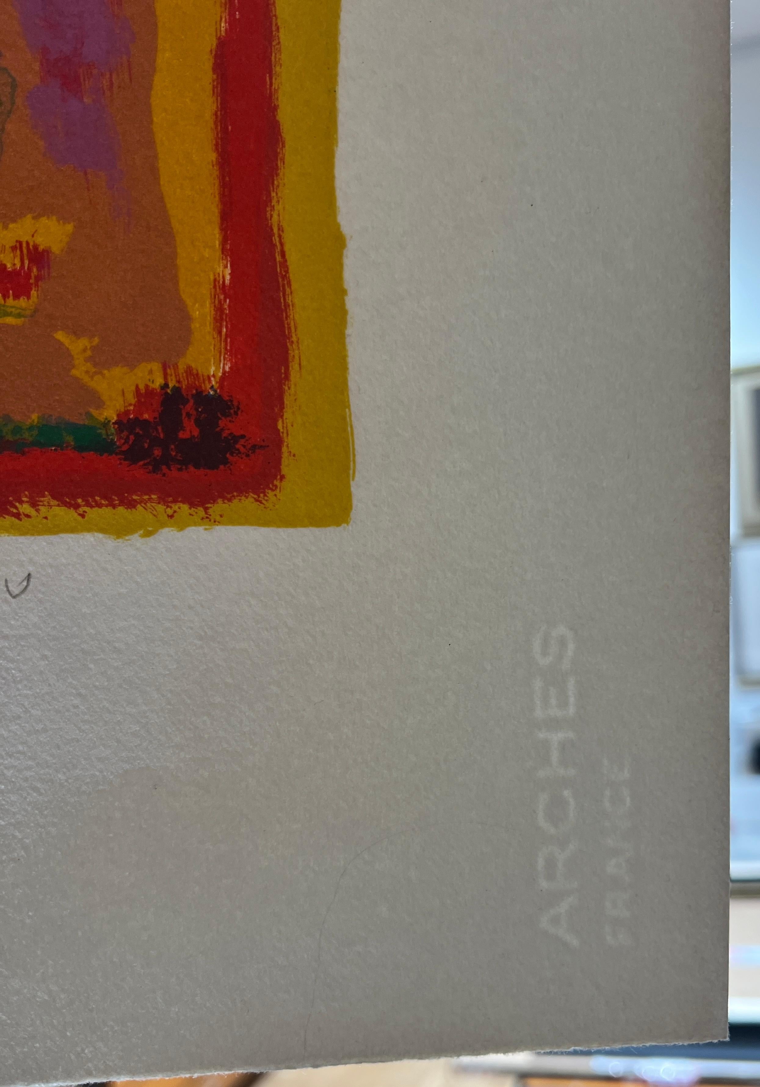 Marino Marini (1901-1980)-IMMAGINAZIONE DI COLORE (1979)-Litografia a colori in vendita 10