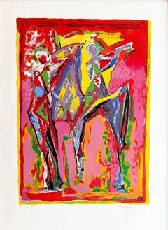 Marino Marini (1901-1980)– IMMAGINAZIONE DI COLORE – Color lithograph