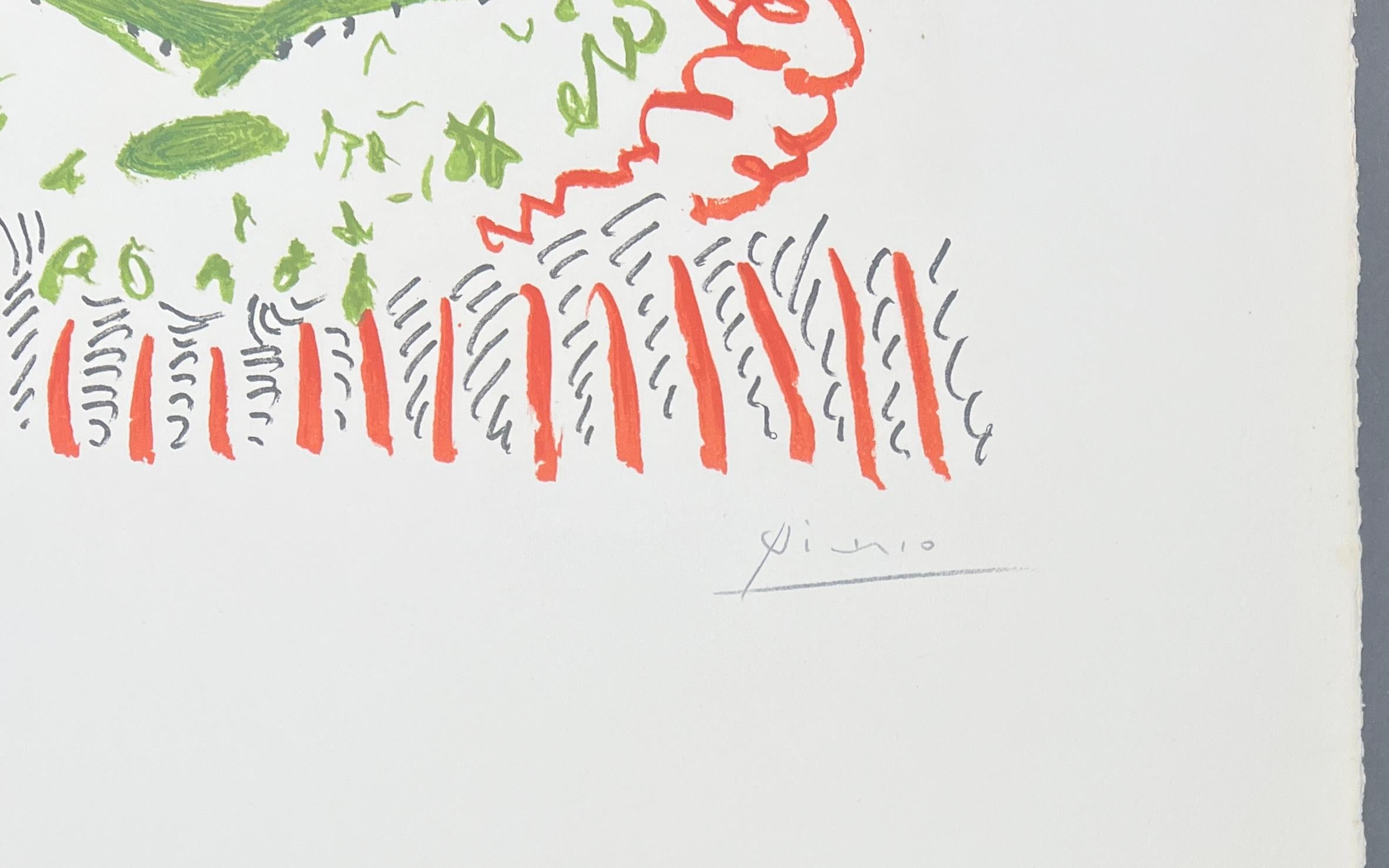 Pablo Picasso ( 1881 – 1973 ) - hand-signed lithograph on Arches paper - 1968 2