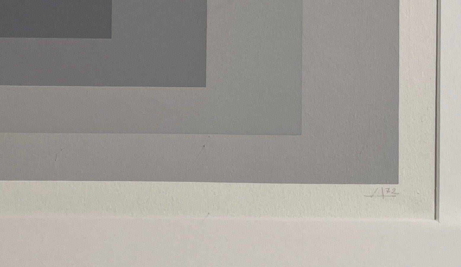 Josef Albers (1888-1976) - I-S LXXIIb - 1972 - Sérigraphie en vente 2