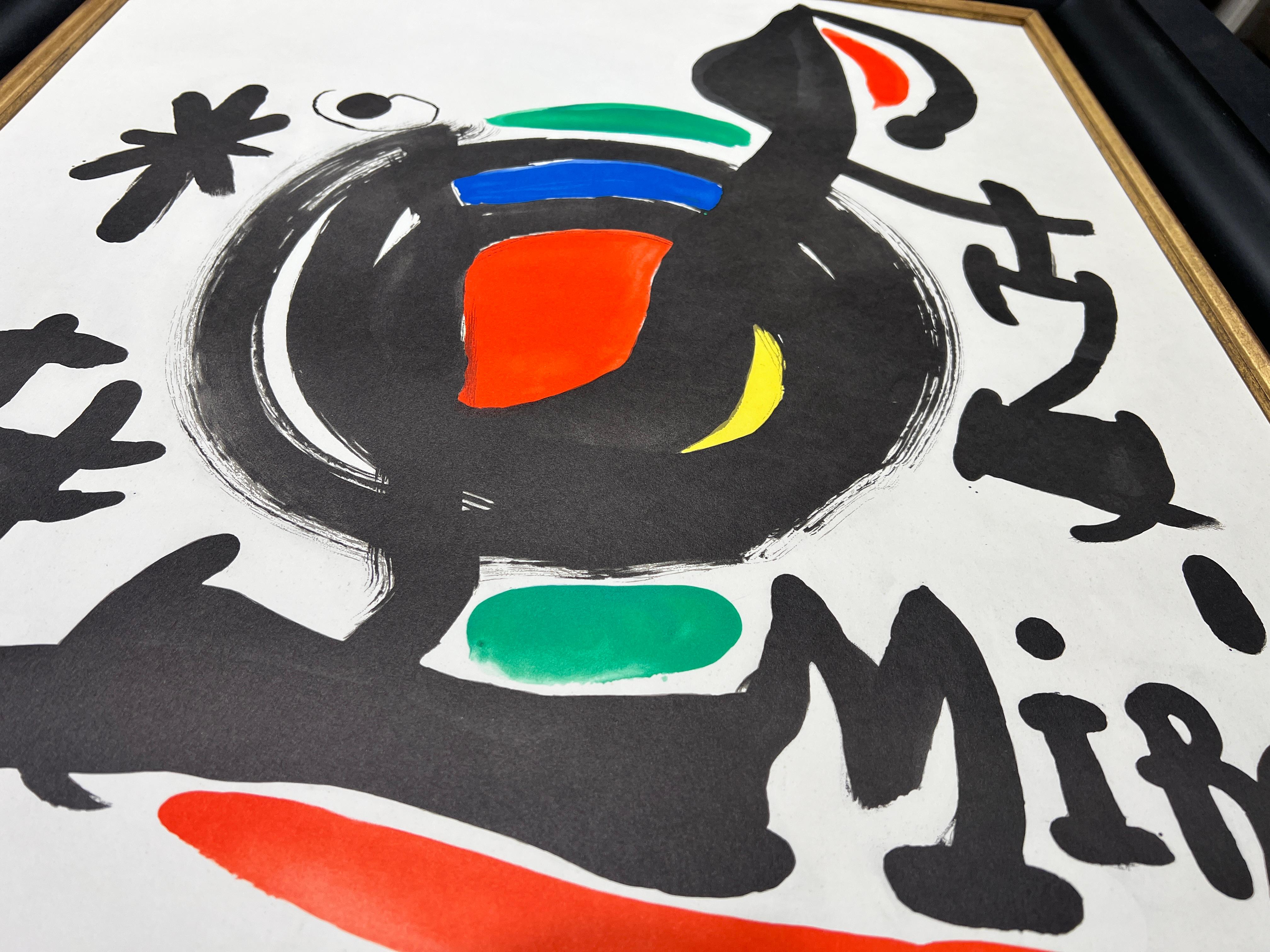 Joan Miró (1893-1983) - Les essències de la terra - litografía firmada a mano- 1969 3