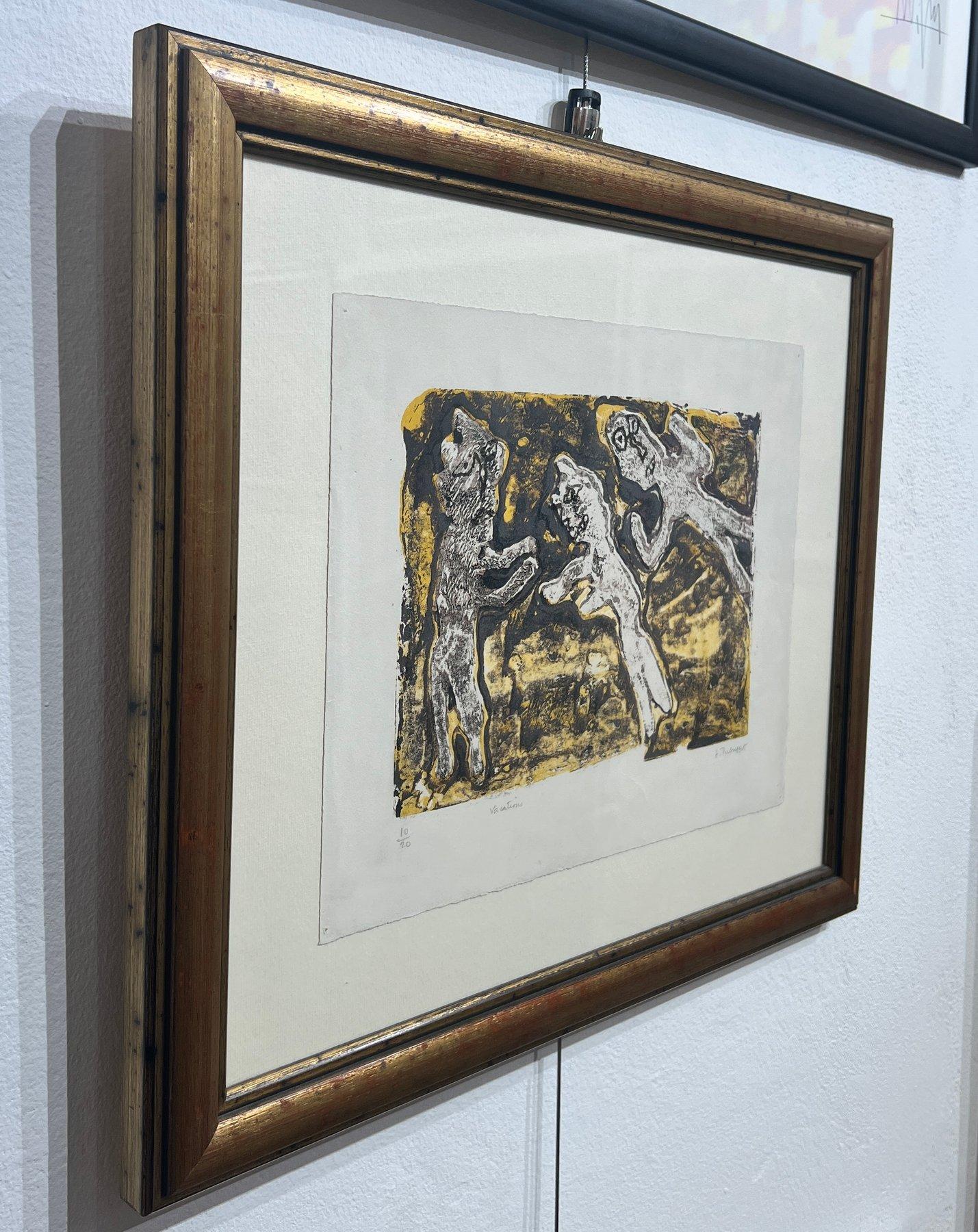 Jean Dubuffet (1901-1985) - Vacations - 1953 - lithographie en couleurs sur papier Rives pap en vente 5