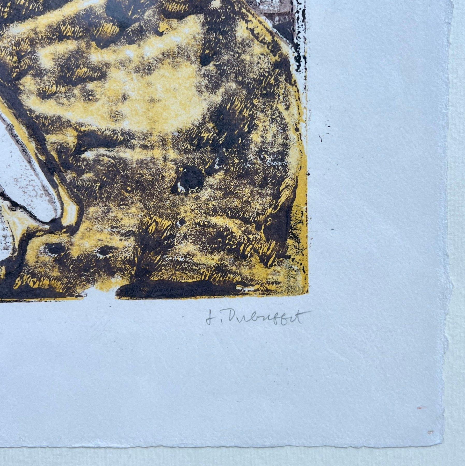 Jean Dubuffet (1901-1985) - Vacations - 1953 - lithographie en couleurs sur papier Rives pap en vente 3