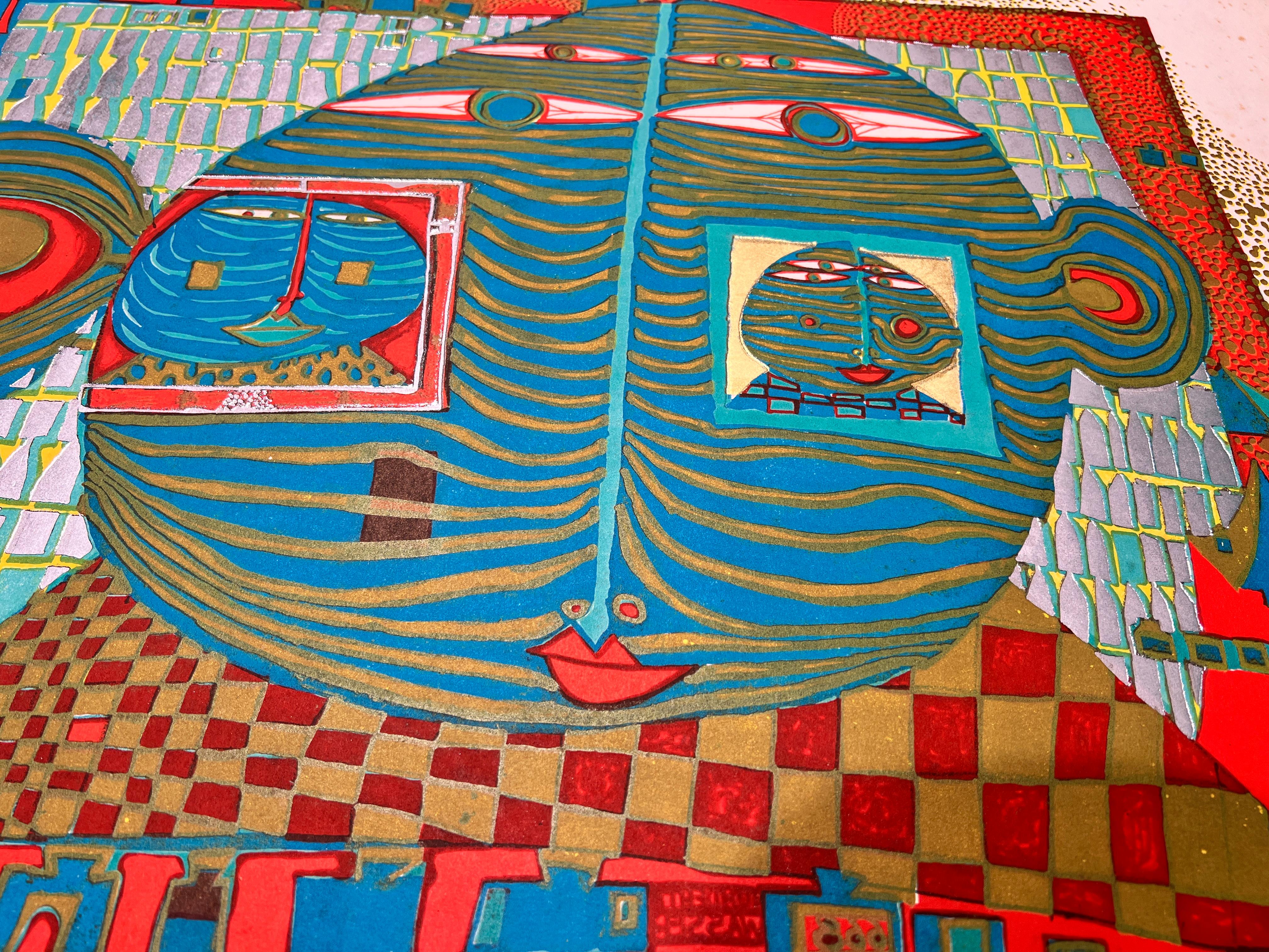 Friedensreich Hundertwasser (1928-2000) - litografía firmada a mano - 1967 1