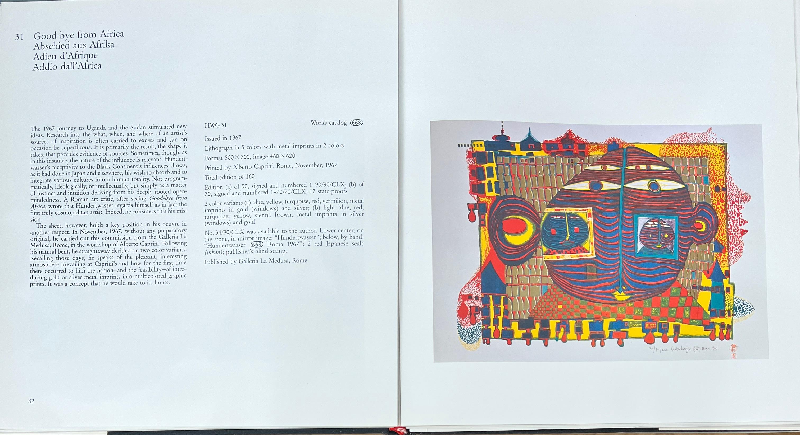 Friedensreich Hundertwasser (1928-2000) - litografía firmada a mano - 1967 5