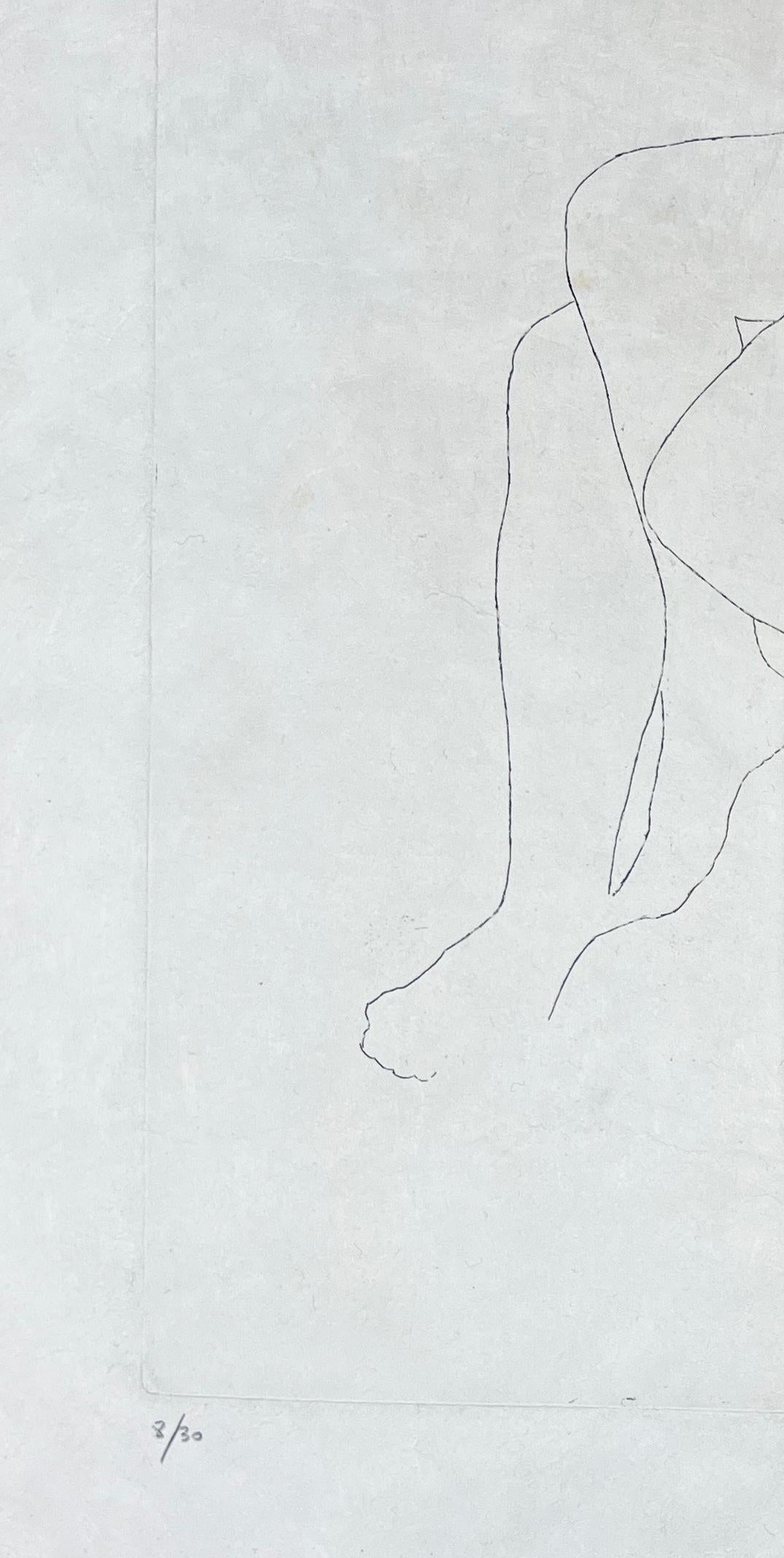 Marcel Duchamp (1887-1968) – Ausgewählte Details nach Rodin – Radierung auf Japan Pap im Angebot 2