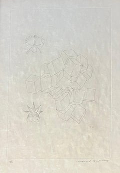 Marcel Duchamp (1887-1968) - Re e Regina - Acquaforte su carta giapponese - 1968