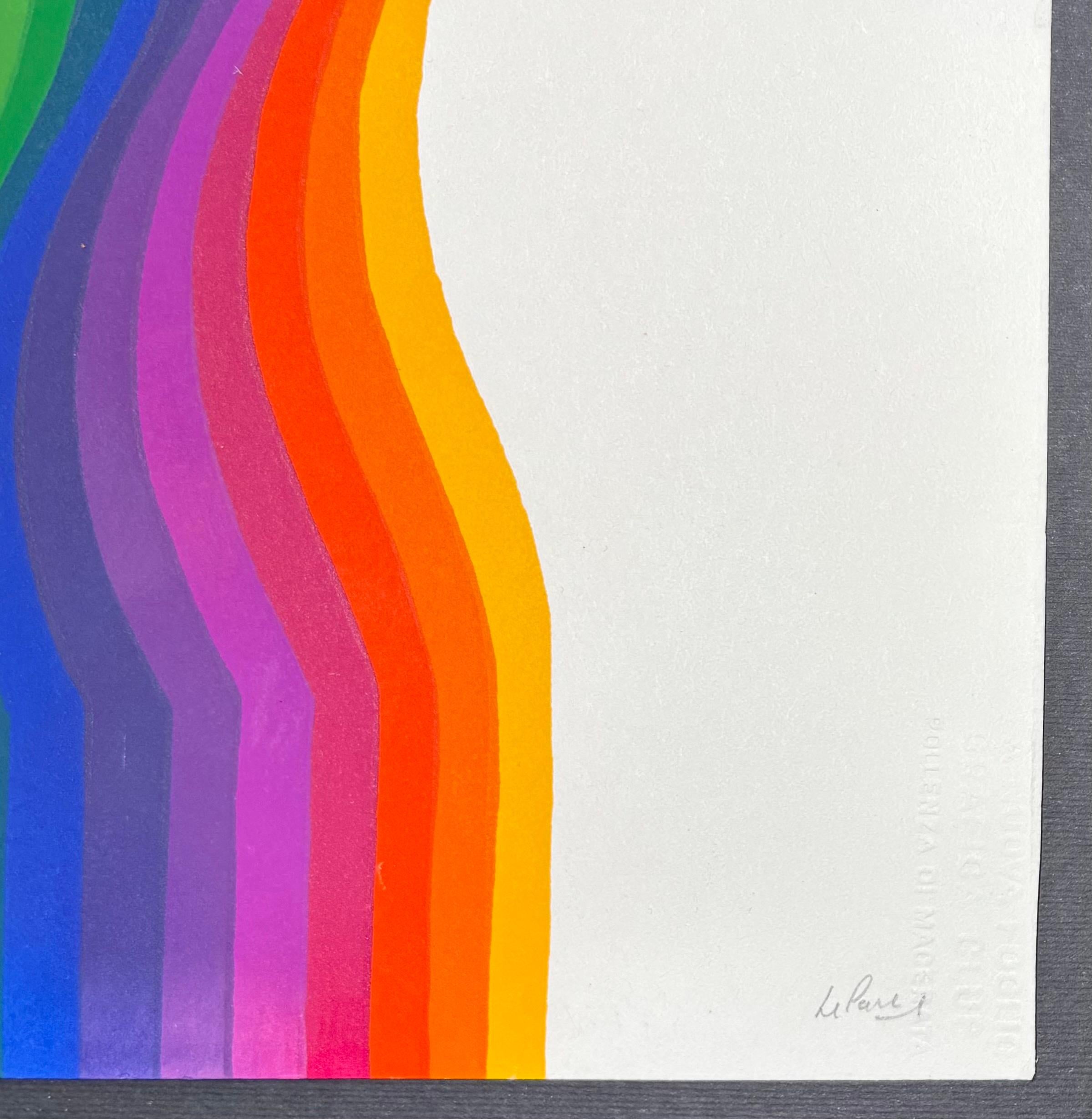 Julio Le Parc (1928) - screenprint on paper - 1973 For Sale 3
