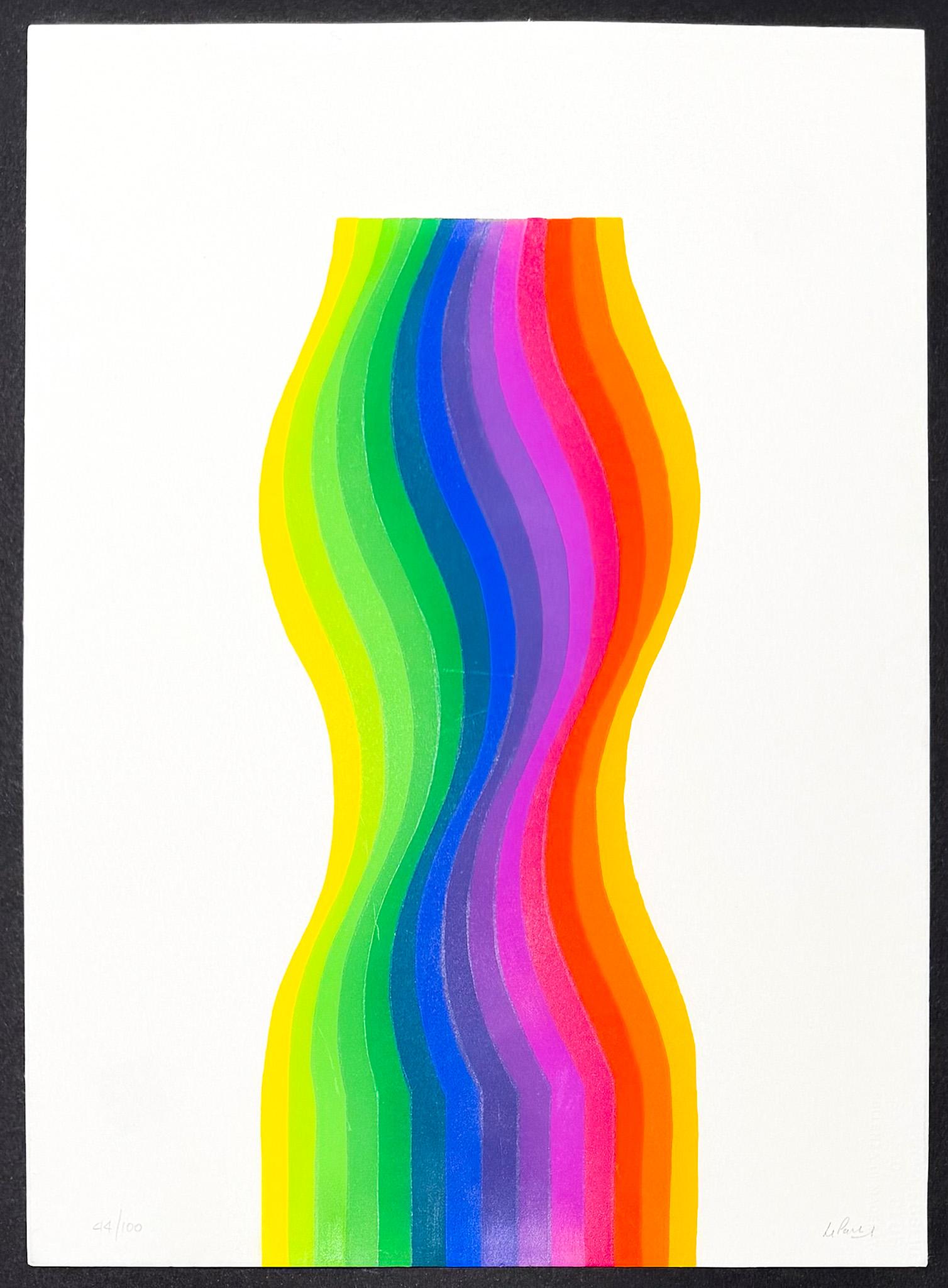 Julio Le Parc (1928) - serigrafia su carta - 1973 in vendita 1