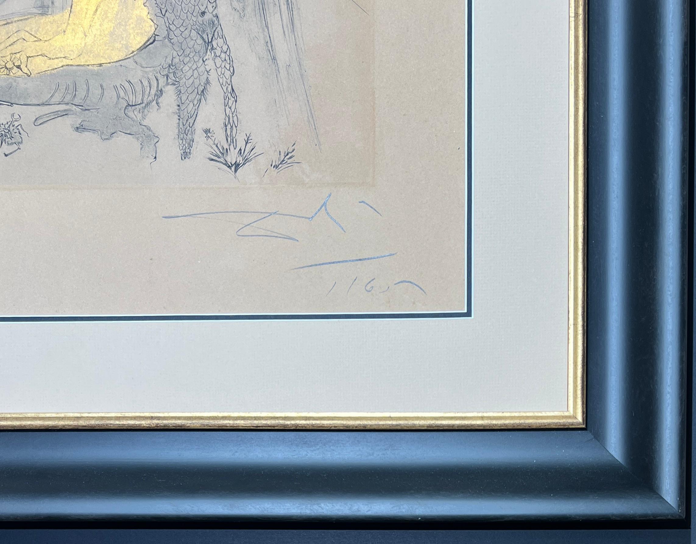 Salvador Dalì (1904-1989) -Ateneo-heliograbado y aguafuerte punta seca- 1965 en venta 7