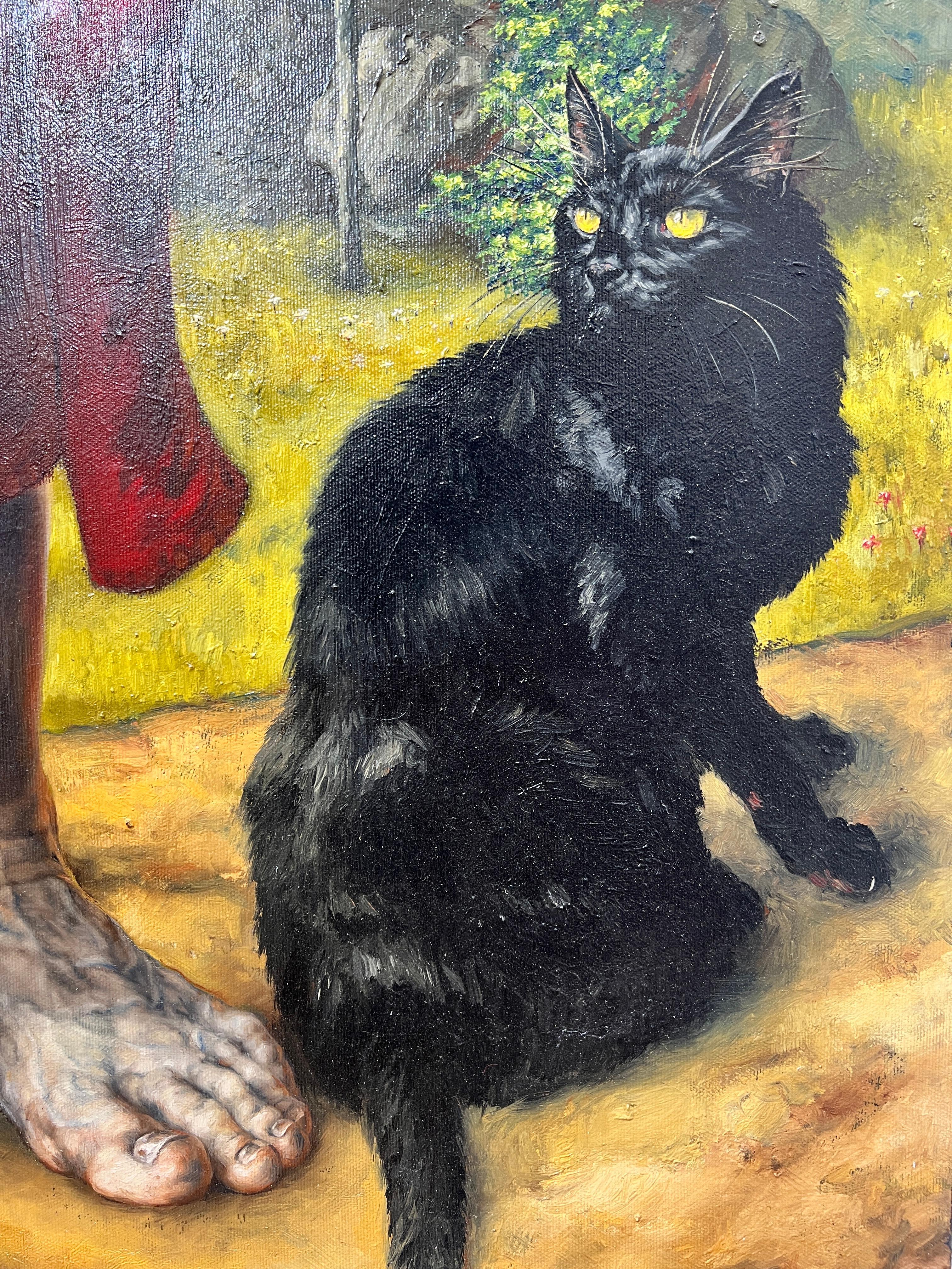Gabriel Grün (1978) - Oil on canvas - 2017 - Brown Figurative Art by Gabriel Grun Yantorno 