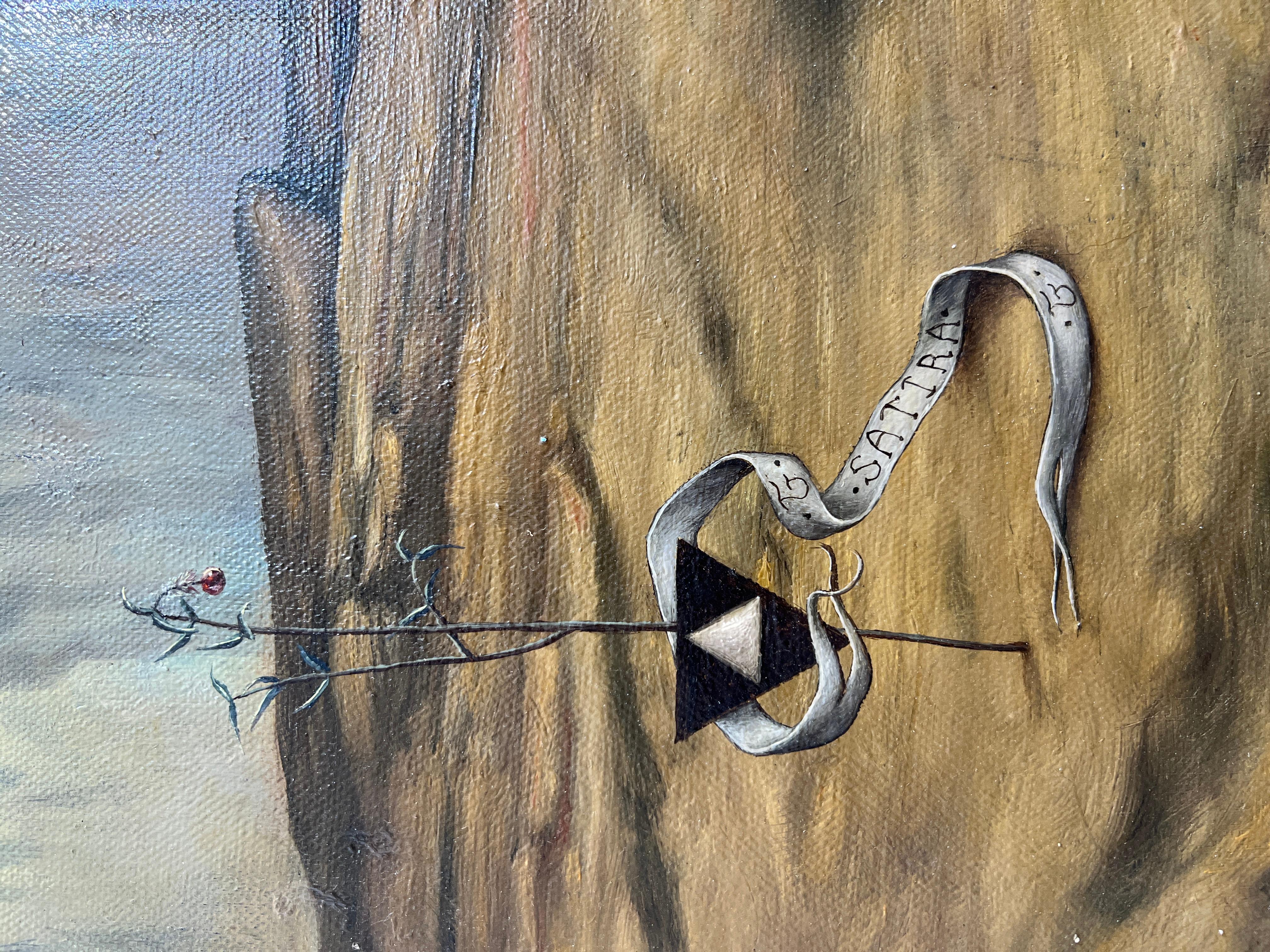 Gabriel Grün (1978) - Oil on canvas - 2009 - Beige Figurative Art by Gabriel Grun Yantorno 
