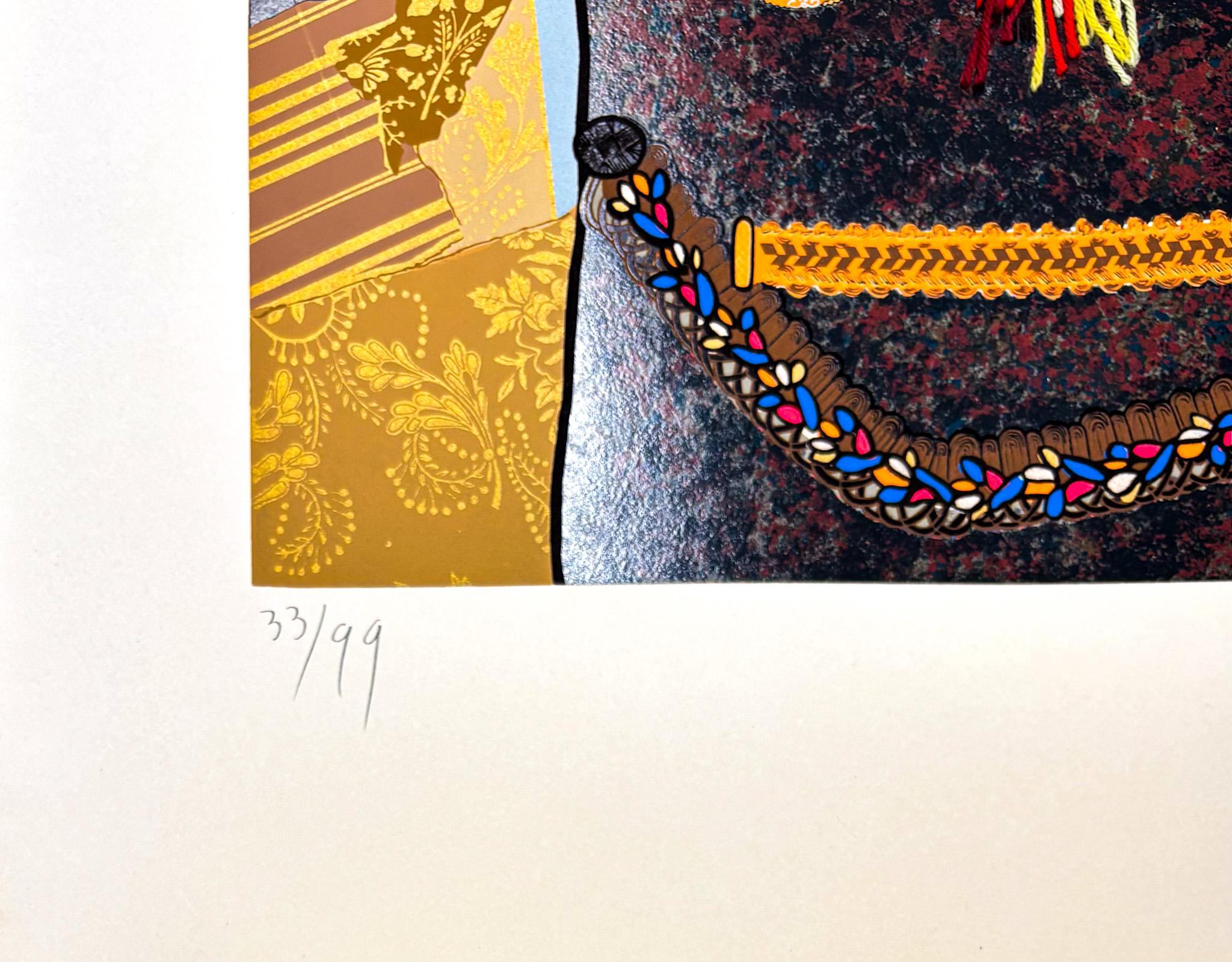 Enrico Baj (1924-2003) - Marie Françoise Cathérine de Beauvan-Craon Marchesa... en venta 3