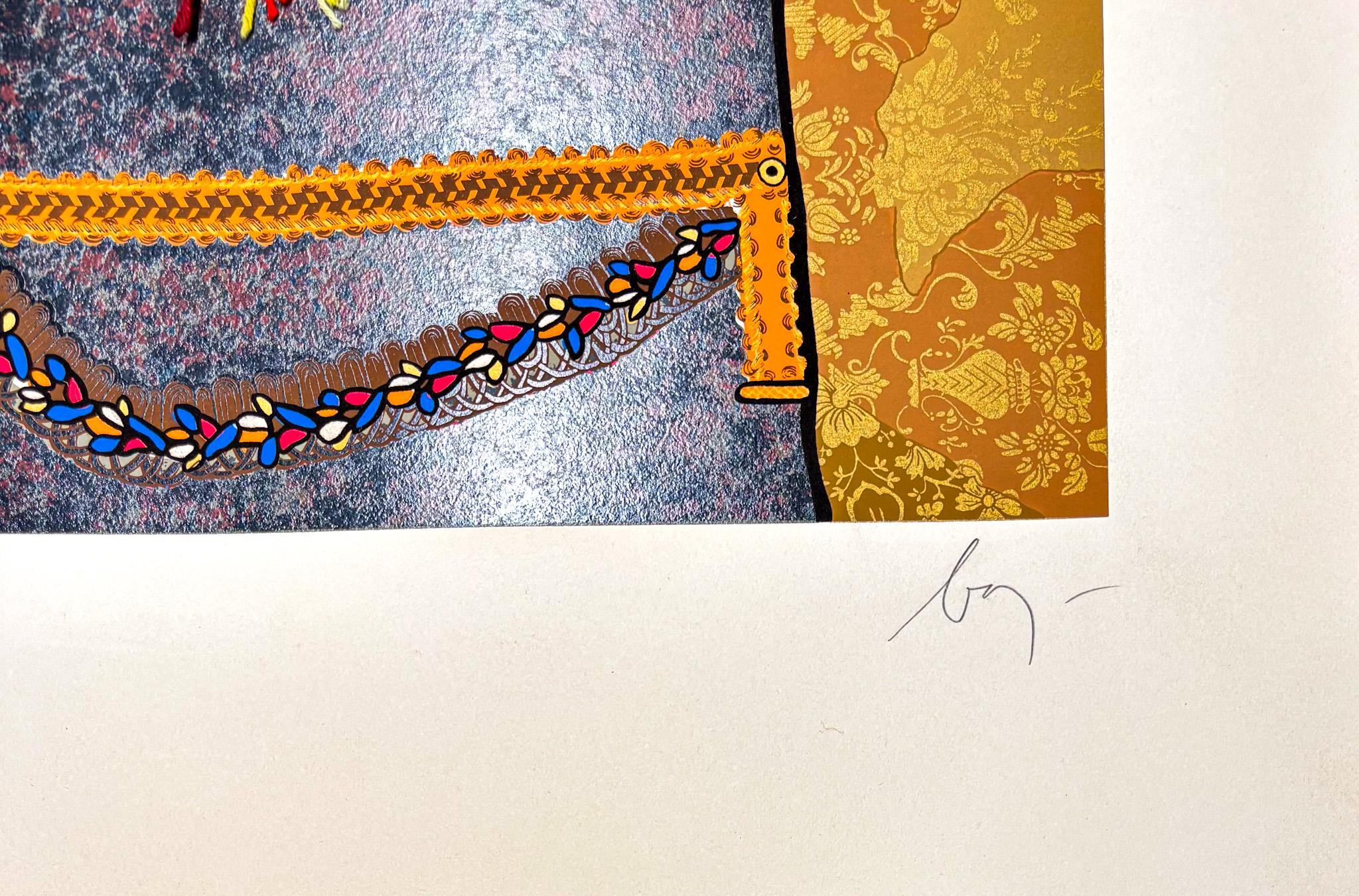 Enrico Baj (1924-2003) - Marie Françoise Cathérine de Beauvan-Craon Marchesa... en venta 4