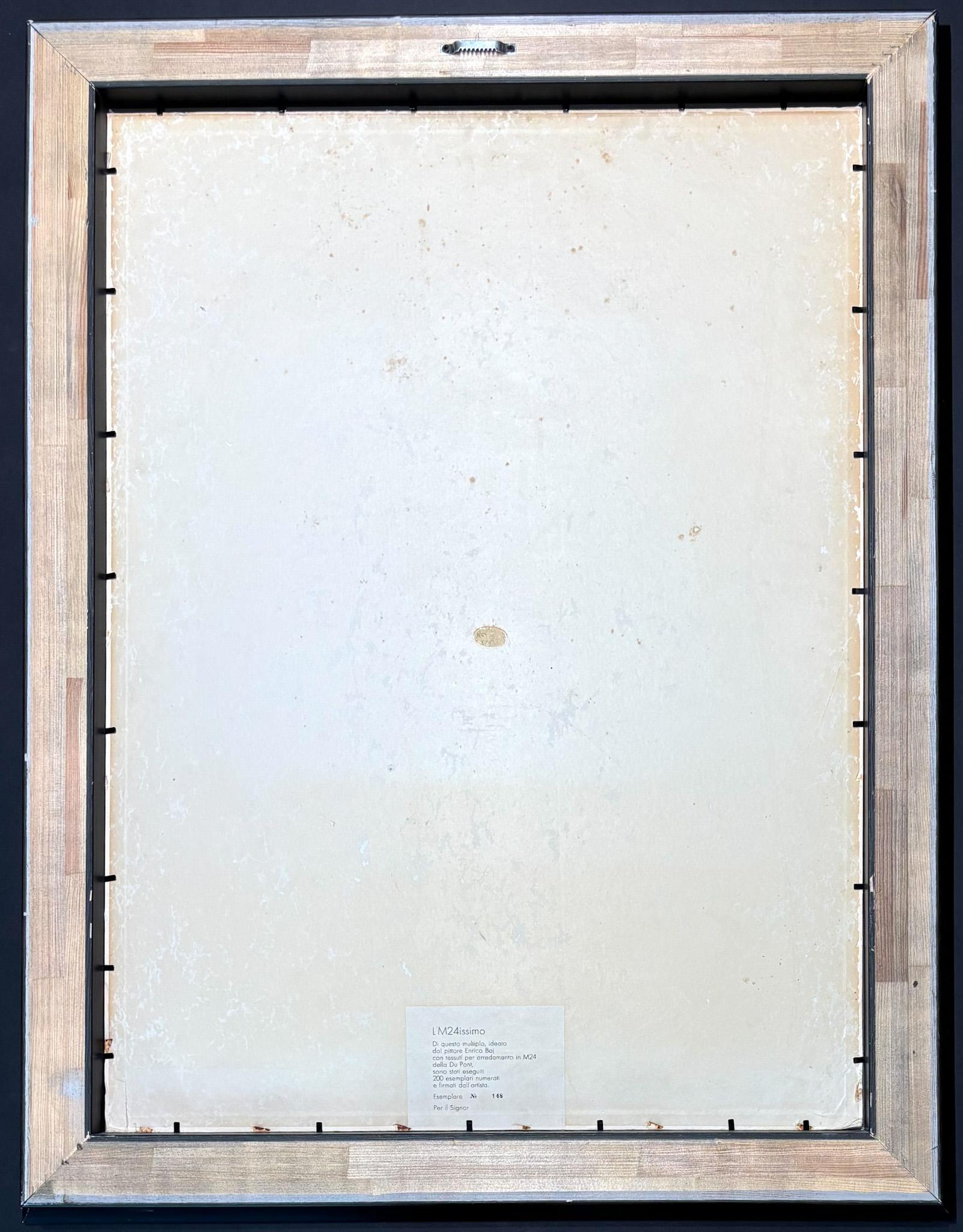 Enrico Baj (1924-2003) - MISTER DUPONT DE NEMOURS - Fabrice e collage su tavola in vendita 9