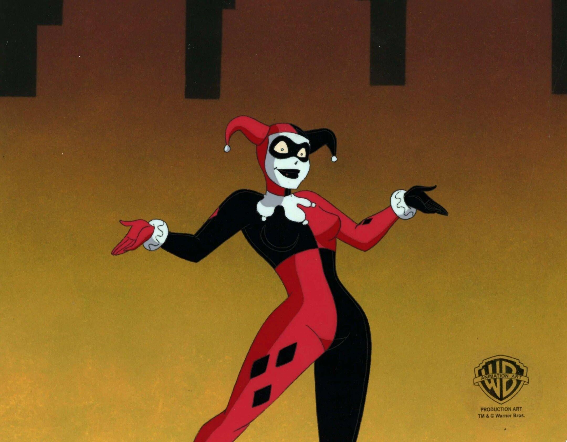 Iron Studios Statua Batman Animated Harley Quinn 20cm - Resina Dipinta A Mano, Edizione Limitata, Diorama 1/10