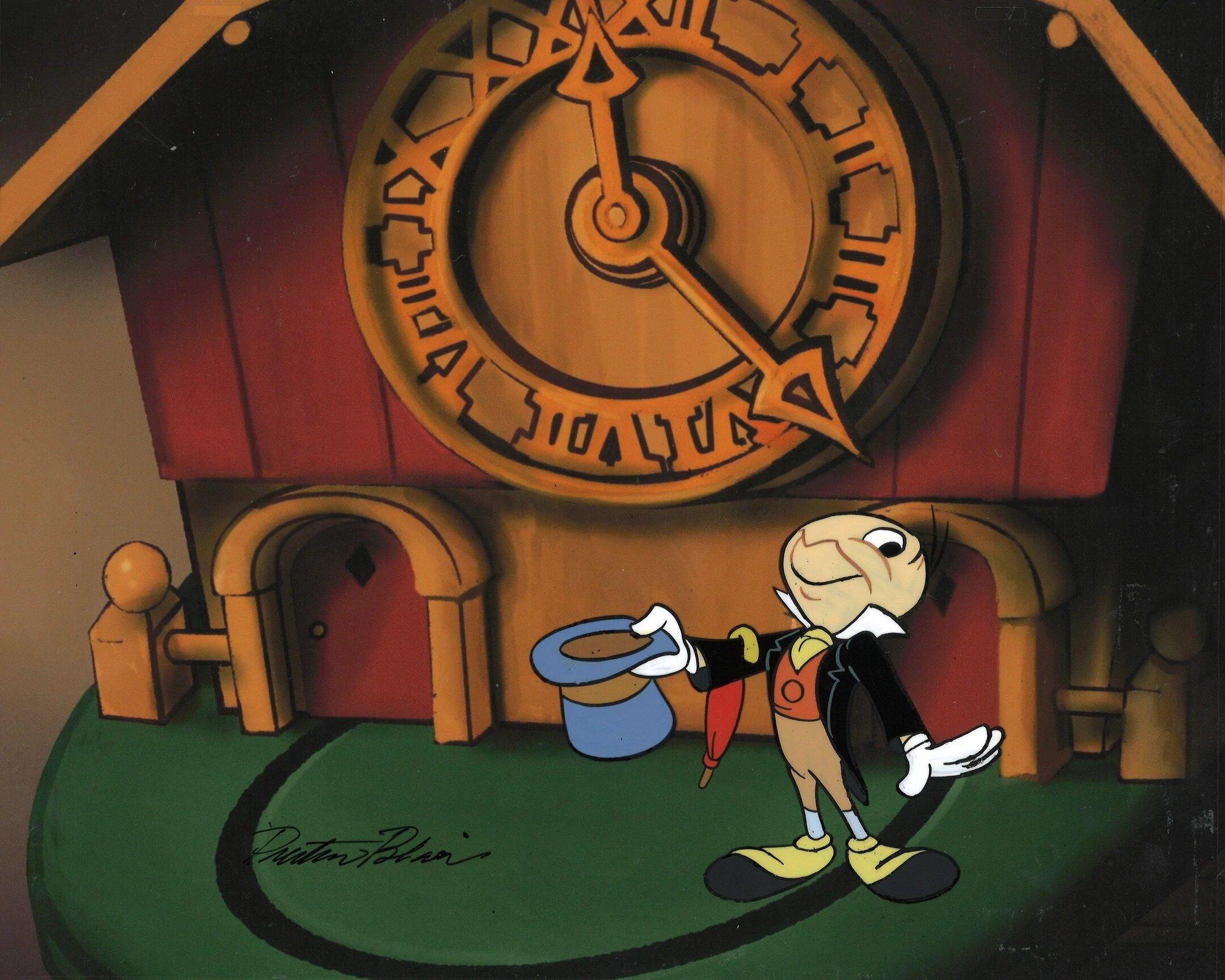 Preston Blair - Cuillère de production originale Jiminy Cricket avec dessin  assorti n° 22 En vente sur 1stDibs