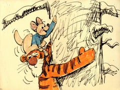 Vintage Winnie the Pooh and Tigger Too, Original Storyboard: Tigger and Roo