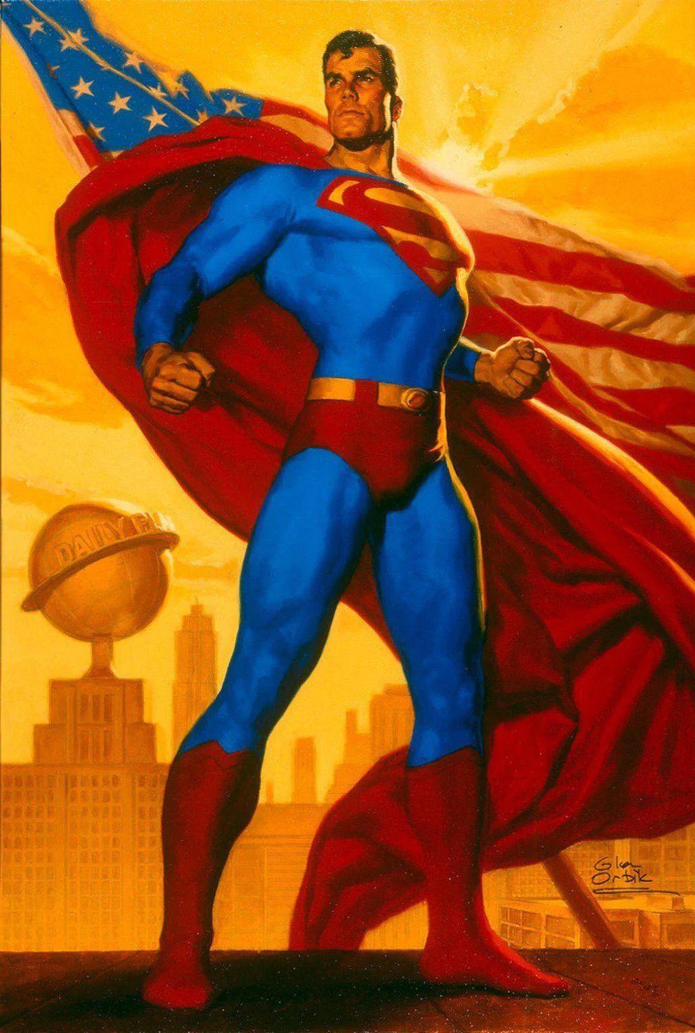 Truth Justice and The American Way - Art by Glen Orbik