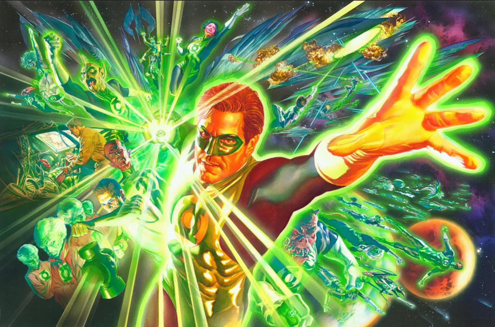Green Lantern And The Power Ring - Art by Alex Ross