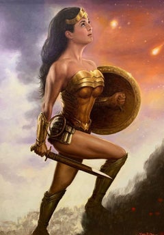 Doo S. Oh Original Painting: Wonder Woman