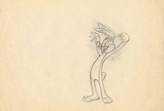 Vintage Bugs Bunny and the Three Bears (1944) Original Production Drawing: Bugs Bunny