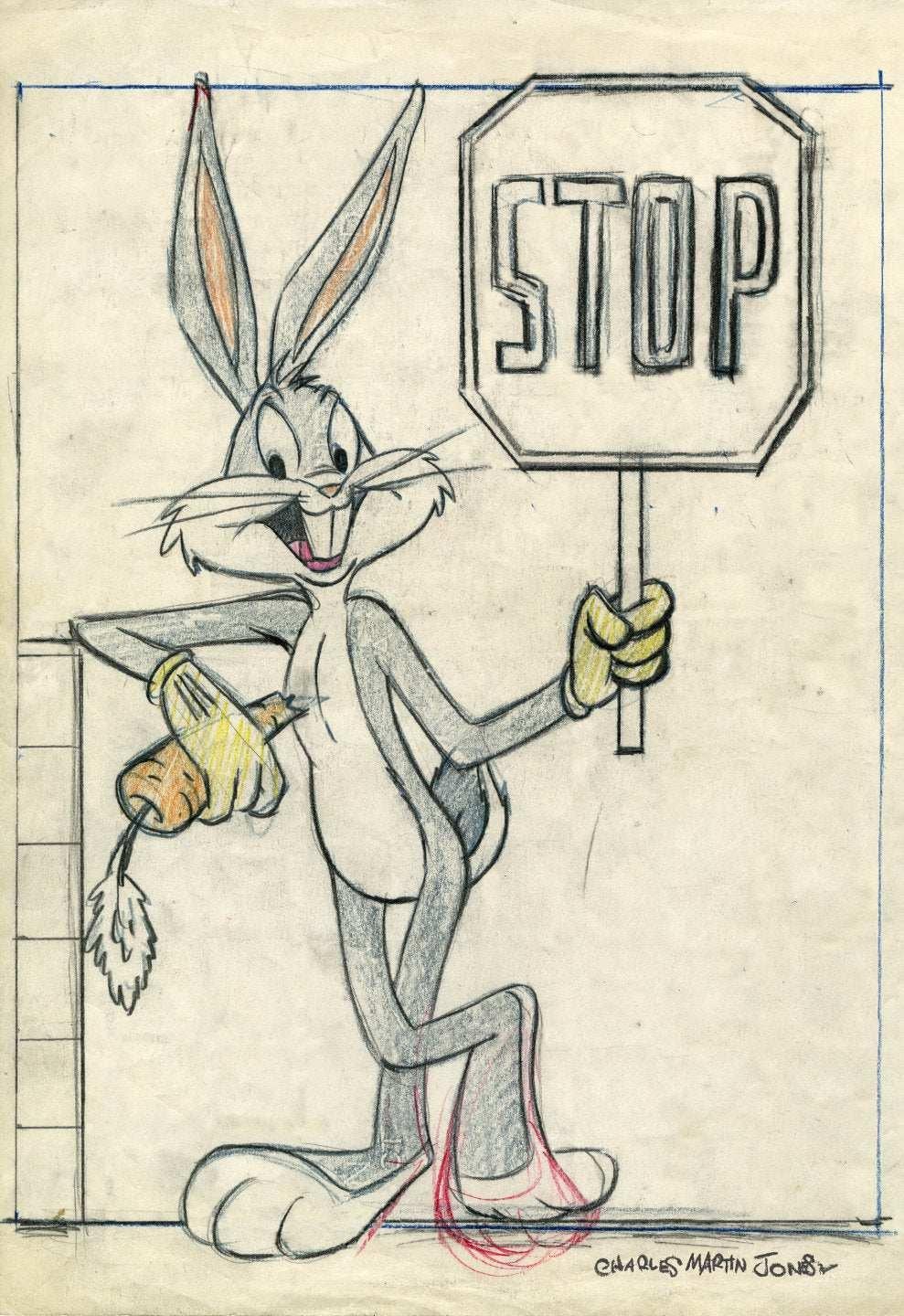 Bugs Bunny: Stop on the Lot - Art by Chuck Jones