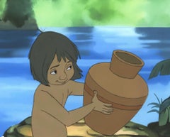 The Jungle Book Original Production Cel: Mowgli