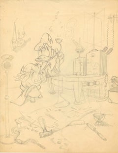 Donald Duck Publicity Drawing