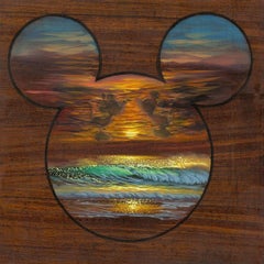 Édition limitée de Disney : silhouette de coucher de soleil
