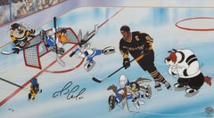 Goal, Lemieux! signed by Mario Lemieux