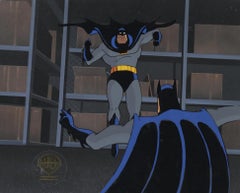 Production d'origine de Batman Cel On Original Batman and Batman Duplicant