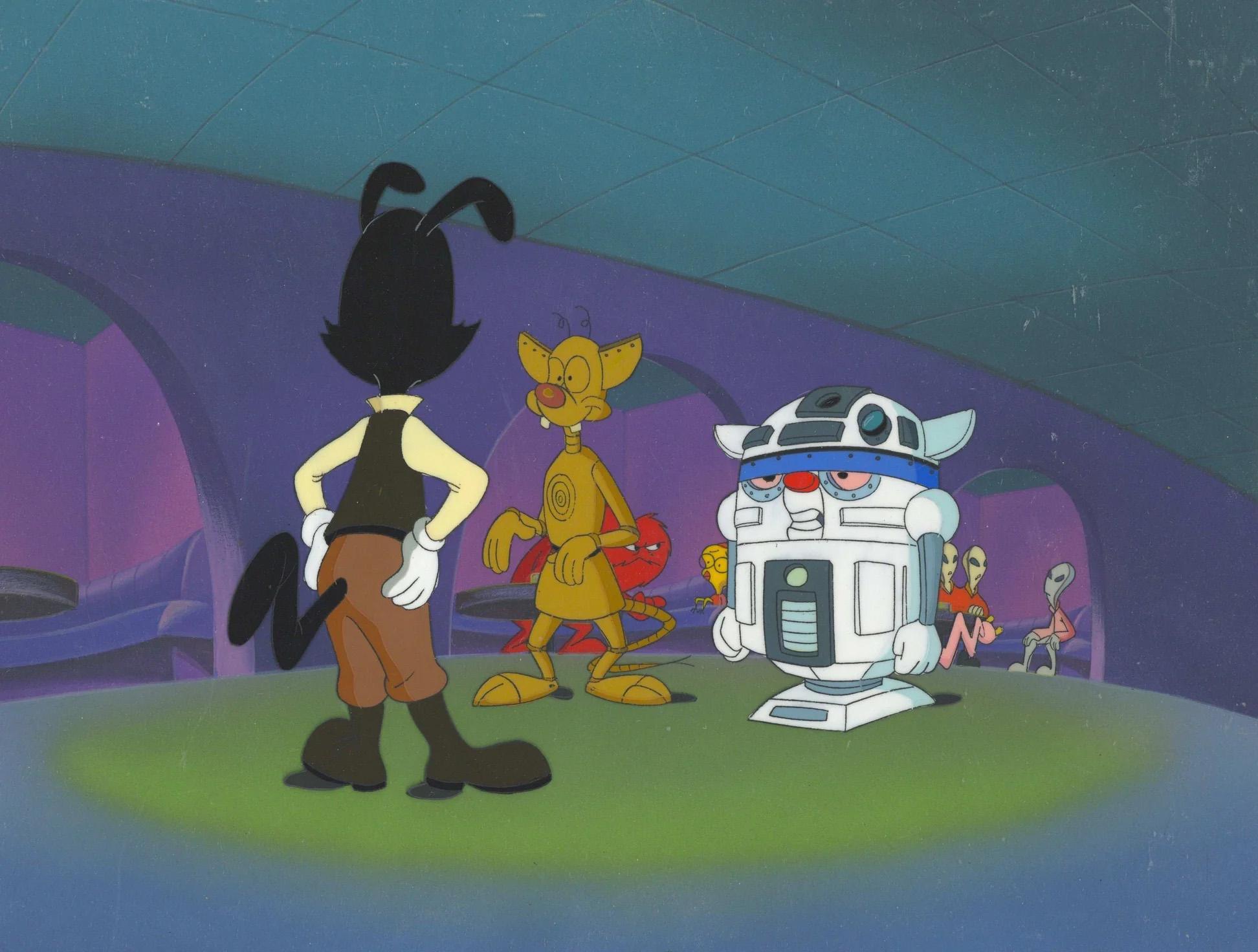 Pinky and the Brain Production Cel sur fond d'origine : Star Warners