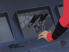 Batman - Cel Original On Original Background signé par Bruce Timm : Batman, Robin